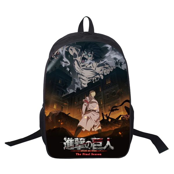 sac a dos bookbag attack on titan final season 4 backpack women mochila 16inch lapbagpack men school bags for teenage girls
sac a dos bookbag attack on titan final season 4 backpack women mochila 16inch lapbagpack men school bags for teenage girls