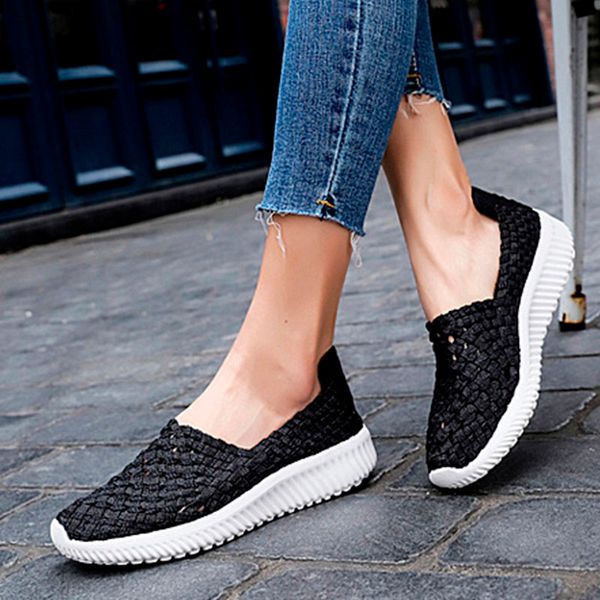 rizabina solid color women shoes fashion daily casual women flats slip on round toe patchwork female footwear size 35-42 c14, Black
rizabina solid color women shoes fashion daily casual women flats slip on round toe patchwork female footwear size 35-42 c14, Black