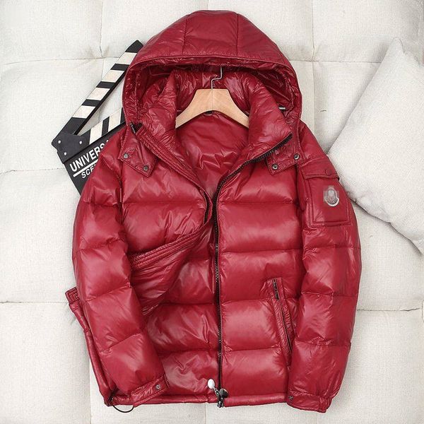 new shiny down jacket men and women short hooded couple thick warm warm jacket white duck down handsome trend, Black
new shiny down jacket men and women short hooded couple thick warm warm jacket white duck down handsome trend, Black