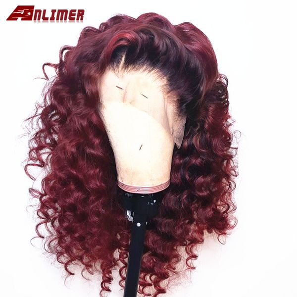 ombre 99j 13x6 deep part lace front human hair burgundy colored human hair curly wigs brazilian lace remy wig, Black
ombre 99j 13x6 deep part lace front human hair burgundy colored human hair curly wigs brazilian lace remy wig, Black