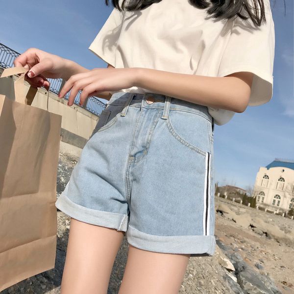 women's fashion shorts summer women's denim jeans high waist summer casual denim short, White;black
women's fashion shorts summer women's denim jeans high waist summer casual denim short, White;black