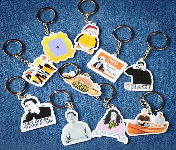 tv show friends characters cartoon acrylic keychains key chain accessories collectible key ring chains charms pendant jewelry, Silver
tv show friends characters cartoon acrylic keychains key chain accessories collectible key ring chains charms pendant jewelry, Silver