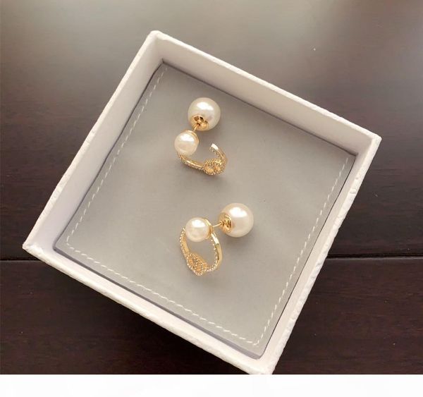 e new size pearl letters and diamonds fashion designer earrings luxury designer jewelry women earrings, Golden
e new size pearl letters and diamonds fashion designer earrings luxury designer jewelry women earrings, Golden
