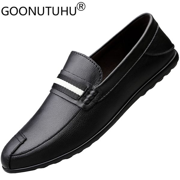 2020 style fashion men's shoes casual leather loafers male classics brown black slip on shoe man platform driving shoes for men
2020 style fashion men's shoes casual leather loafers male classics brown black slip on shoe man platform driving shoes for men