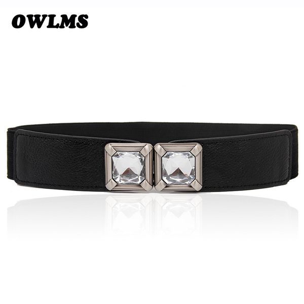 cummerbund thin cummerbunds leather square crystal buckle women fashion elastic waist belt strap dress lady, Black;brown
cummerbund thin cummerbunds leather square crystal buckle women fashion elastic waist belt strap dress lady, Black;brown