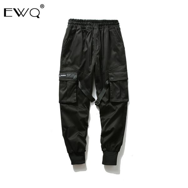 ewq / 2020 autumn new black trousers for male tide fashion cargo pants design high street men's casual pants with pockets 9y281
ewq / 2020 autumn new black trousers for male tide fashion cargo pants design high street men's casual pants with pockets 9y281