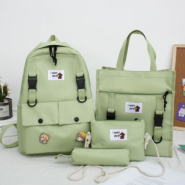 litthing 4pcs/set backpack women backpack canvas shoulder bags cartoon print girl school bag mochilas female student backpacks
litthing 4pcs/set backpack women backpack canvas shoulder bags cartoon print girl school bag mochilas female student backpacks