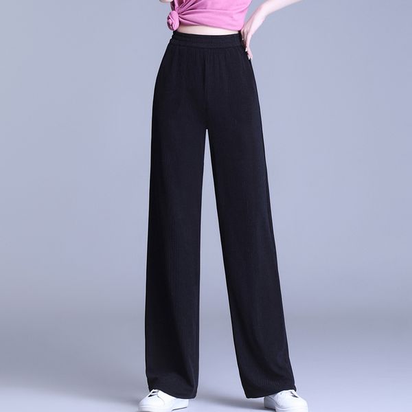 summer wide leg 2020 casual stretch high waist loose thin sweatpants plus size trousers women korean pants, Black;white
summer wide leg 2020 casual stretch high waist loose thin sweatpants plus size trousers women korean pants, Black;white