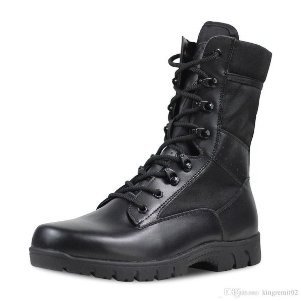 2019 новой моды pany мужского военного открытого combat boots imported кожа и резиновой подошва дышащего desert tactical boots мотоциклов, Black
2019 новой моды pany мужского военного открытого combat boots imported кожа и резиновой подошва дышащего desert tactical boots мотоциклов, Black