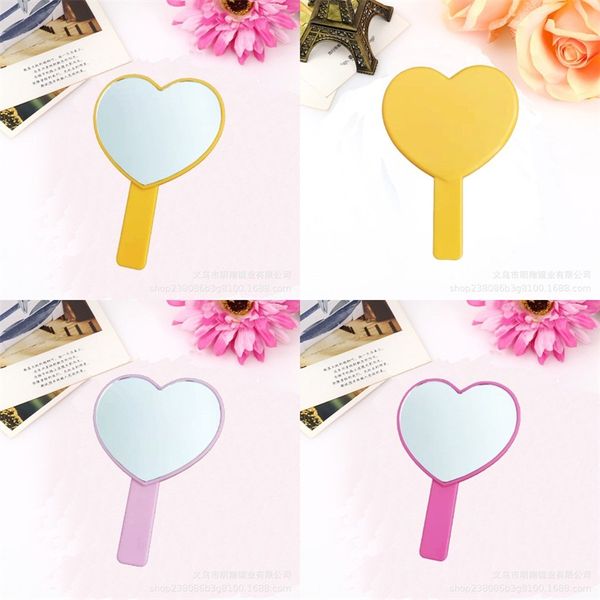 makeup lookingglass heart handle hand mirrors females women girls compact mirror one side colour cosmetic portable 2 4mx c2 
makeup lookingglass heart handle hand mirrors females women girls compact mirror one side colour cosmetic portable 2 4mx c2