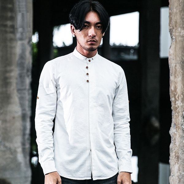 ethnic clothing men's cotton linen shirts long sleeve casual slim chinese mandarin collar quality men business dress shirt, Red
ethnic clothing men's cotton linen shirts long sleeve casual slim chinese mandarin collar quality men business dress shirt, Red