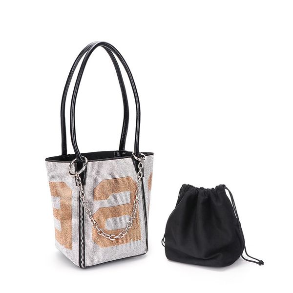 fashion luxury designer super sparkling full rhinestone diamonds bucket clutch shoulder evening party bags handbags for women ladies
fashion luxury designer super sparkling full rhinestone diamonds bucket clutch shoulder evening party bags handbags for women ladies