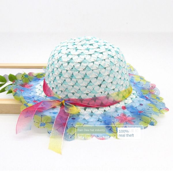 cap cap straw baby baby children girl straw sun children's hat korean outdoor sunshade beach holiday knitted round hat, Yellow 
cap cap straw baby baby children girl straw sun children's hat korean outdoor sunshade beach holiday knitted round hat, Yellow