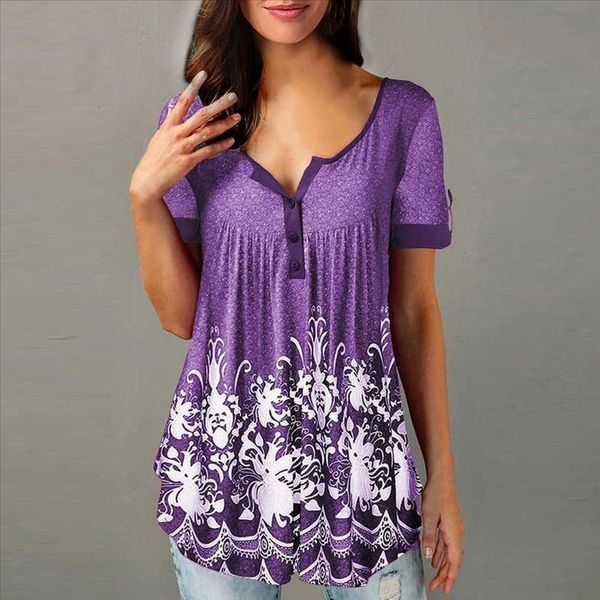 women blouse casual buttons short sleeve printed floral blusas mujer de moda 2020 womens and blouses camisas, White
women blouse casual buttons short sleeve printed floral blusas mujer de moda 2020 womens and blouses camisas, White