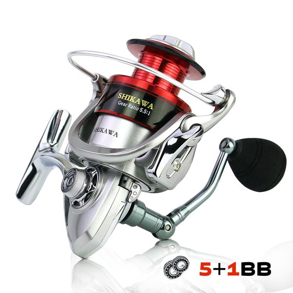 spinning reel ultralight рыболовная катушка с 5 + 1 подшипники супер гладкая мощный рыболовная катушка с 22lbs max drag 5.5: 1 передаточное
spinning reel ultralight рыболовная катушка с 5 + 1 подшипники супер гладкая мощный рыболовная катушка с 22lbs max drag 5.5: 1 передаточное