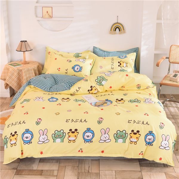 cute cartoon animals bedding set duvet cover + flat sheet + pillowcase home bedding 2/3/4/5pcs bed bedlinen set
cute cartoon animals bedding set duvet cover + flat sheet + pillowcase home bedding 2/3/4/5pcs bed bedlinen set