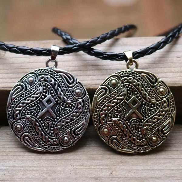 viking rune othala amulet runic jewellery wicca pagan talisman male necklace, Silver
viking rune othala amulet runic jewellery wicca pagan talisman male necklace, Silver