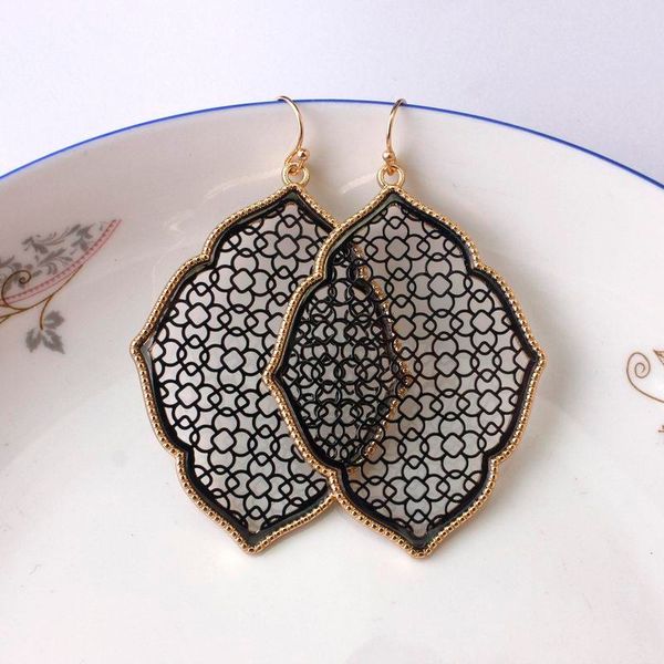 fashion-christmas gifts for girls and ladies cut out filigree earrings two tone filigree geometric statement earrings for women, Silver
fashion-christmas gifts for girls and ladies cut out filigree earrings two tone filigree geometric statement earrings for women, Silver