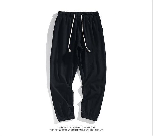 men's pants cotton linen casual harem men joggers man summer trousers male chinese style baggy 2021 harajuku clothes xxxl, Black
men's pants cotton linen casual harem men joggers man summer trousers male chinese style baggy 2021 harajuku clothes xxxl, Black