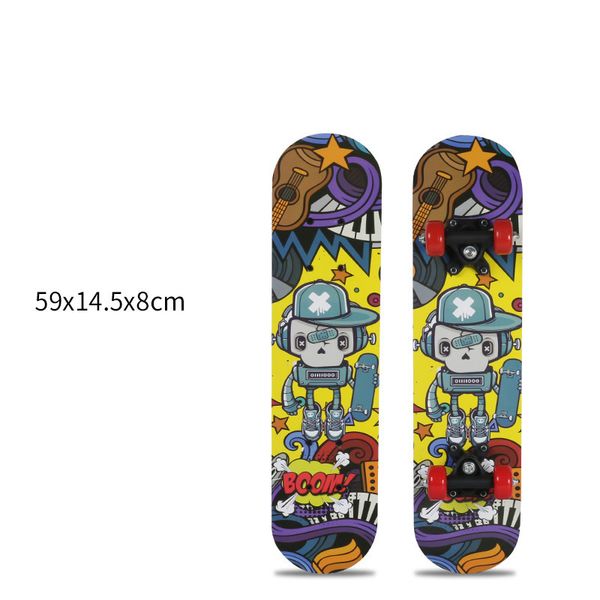 59cm skate board teenagers children fashionable longboard maple deck double rocker slide popular extreme sports skateboard
59cm skate board teenagers children fashionable longboard maple deck double rocker slide popular extreme sports skateboard