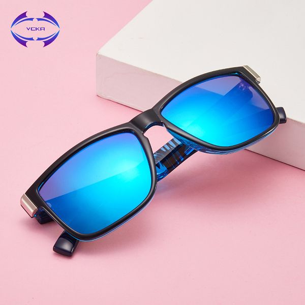 vcka 2020 sport sunglasses polarized for men sun glasses square driving personality color mirror designer uv400, White;black
vcka 2020 sport sunglasses polarized for men sun glasses square driving personality color mirror designer uv400, White;black