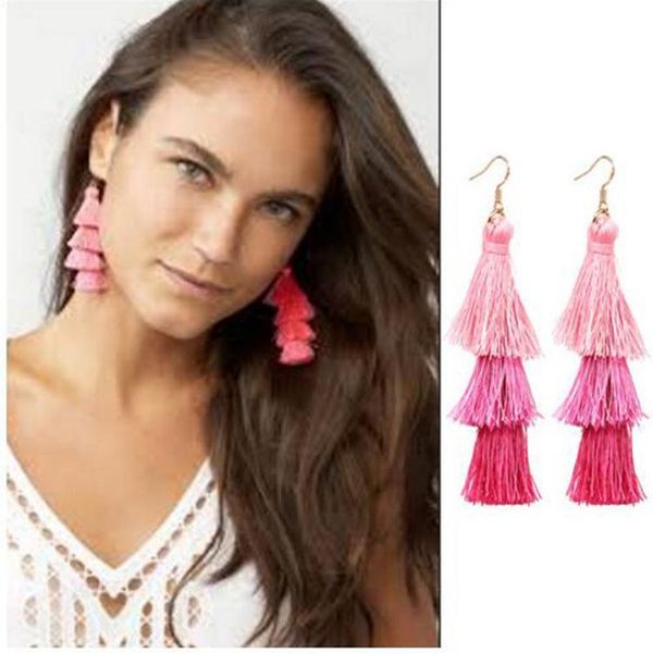 girls multicolor bohemian national style long tassel earrings social dating accessories ins explosion models wholesale
girls multicolor bohemian national style long tassel earrings social dating accessories ins explosion models wholesale