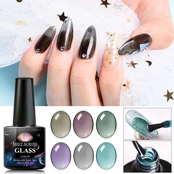 6pcs/set jelly glass gel nail polish semi permanent soak off uv led gel nail polishes lacquer art tips design manicure
6pcs/set jelly glass gel nail polish semi permanent soak off uv led gel nail polishes lacquer art tips design manicure
