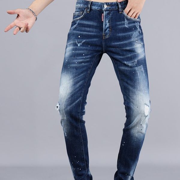 summer 2020 new men's low-rise denim straight-leg skinny trousers with many styles and holes, fashion trends, Blue
summer 2020 new men's low-rise denim straight-leg skinny trousers with many styles and holes, fashion trends, Blue