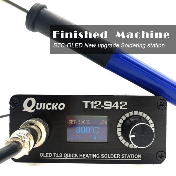 2020 quicko t12-942 mini oled soldering station with 9501 handle with eu adapter 24v3a solder t12 iron tip portable welding tool
2020 quicko t12-942 mini oled soldering station with 9501 handle with eu adapter 24v3a solder t12 iron tip portable welding tool