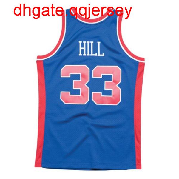 grant hill #33 mitchell & ness 1995-96 hardwood jersey throwbacks vest stitched basketball jerseys, Gray 
grant hill #33 mitchell & ness 1995-96 hardwood jersey throwbacks vest stitched basketball jerseys, Gray