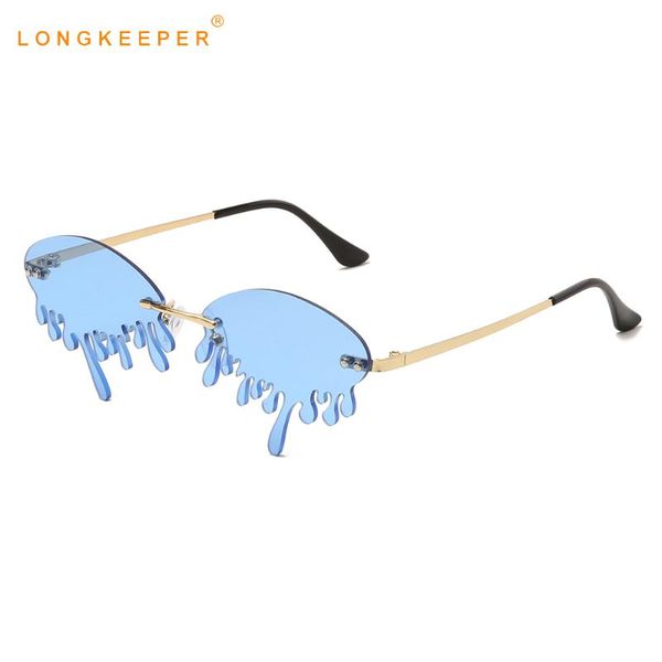 2020 fashion rimless sunglasses women vintage unique tears shape punk sun glasses female gafas shades uv400 oculos feminino, White;black
2020 fashion rimless sunglasses women vintage unique tears shape punk sun glasses female gafas shades uv400 oculos feminino, White;black