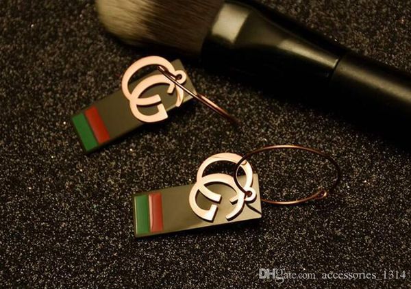 europe and the united states fan letter red green drop oil atmosphere earrings stainless steel plating 18k real gold does not fade, Golden;silver
europe and the united states fan letter red green drop oil atmosphere earrings stainless steel plating 18k real gold does not fade, Golden;silver