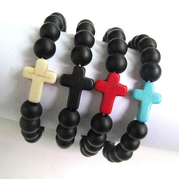 black artificial stone cross chakra men beads bracelets man fashion strand strength beaded bracelet bangle costume jewelry wholesale
black artificial stone cross chakra men beads bracelets man fashion strand strength beaded bracelet bangle costume jewelry wholesale