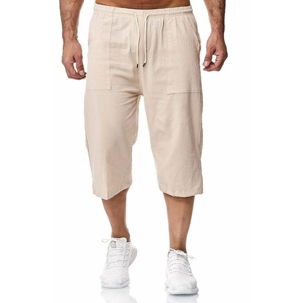 new fashion men summer casual loose breathable pants cotton linen sports casual drawstring croppe pants, Black
new fashion men summer casual loose breathable pants cotton linen sports casual drawstring croppe pants, Black