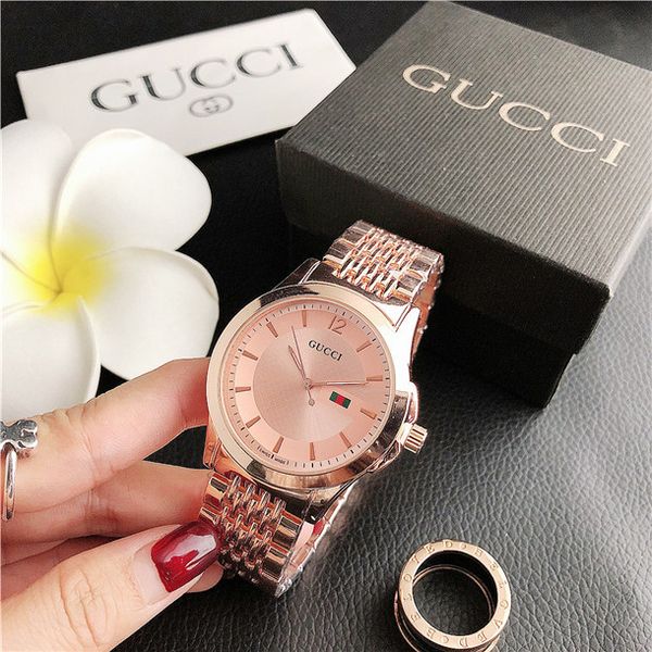 g fashion ladies pink watch diamond gûccì watches women designer crystal dial rose gold bracelet watch stainless steel clock, Black
g fashion ladies pink watch diamond gûccì watches women designer crystal dial rose gold bracelet watch stainless steel clock, Black