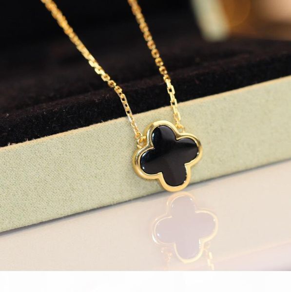 2020 luxurious quality pendant necklace with white shell and black agate in 18k gold plated no fade and no change color women wedding jewelr, Silver
2020 luxurious quality pendant necklace with white shell and black agate in 18k gold plated no fade and no change color women wedding jewelr, Silver