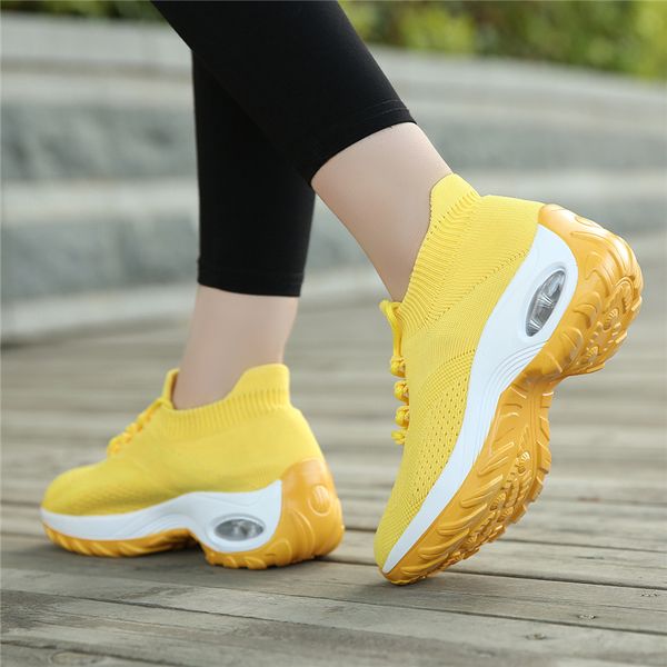 women's shoes 2020 spring and summer new wedge heel shoes comfortable ladies sports casual thick bottom large size, Black
women's shoes 2020 spring and summer new wedge heel shoes comfortable ladies sports casual thick bottom large size, Black