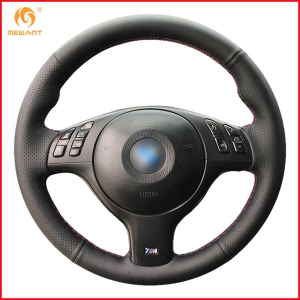 mewant black genuine leather steering wheel for m sport 3 series e46 330i 330ci 5 series e39 540i 525i 530i m3 m5 2000-2006
mewant black genuine leather steering wheel for m sport 3 series e46 330i 330ci 5 series e39 540i 525i 530i m3 m5 2000-2006