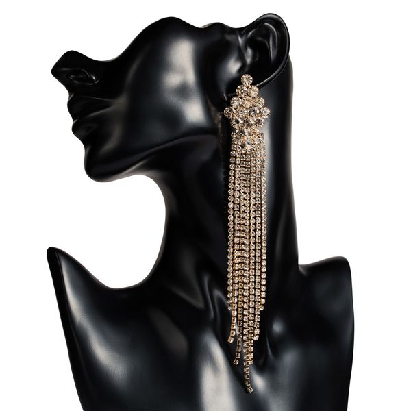 exaggerated acrylic diamond long tassel earrings female temperament earrings, Golden
exaggerated acrylic diamond long tassel earrings female temperament earrings, Golden