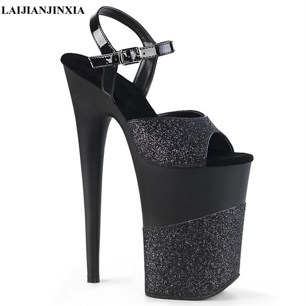 sandals laijianjinxia summer 23cm high heels fashion model shoes strap buckle stage show banquet nightclub, Black
sandals laijianjinxia summer 23cm high heels fashion model shoes strap buckle stage show banquet nightclub, Black
