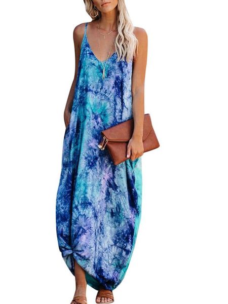 women camisole dress long type bohemia deep v blooming printing summer clothing stretch cool seach skirt, White;black
women camisole dress long type bohemia deep v blooming printing summer clothing stretch cool seach skirt, White;black