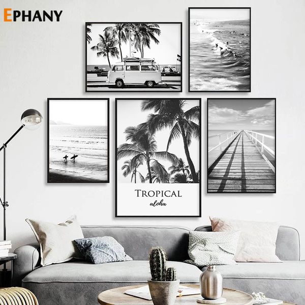scandinavian black white sea landscape canvas poster tropical tree print painting surfing wall art nordic decoration picture
scandinavian black white sea landscape canvas poster tropical tree print painting surfing wall art nordic decoration picture