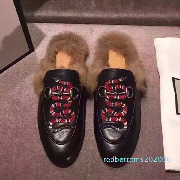 designer men women princetown leather velvet fur slippers loafers with soft fur lady mens mules casual flats with box size eur34-46 t01, Black
designer men women princetown leather velvet fur slippers loafers with soft fur lady mens mules casual flats with box size eur34-46 t01, Black
