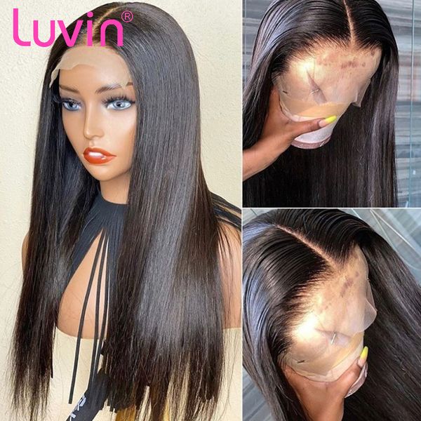 luvin hd transparent lace front human hair wigs brazilian straight glueless lace frontal wig pre plucked baby hair, Black
luvin hd transparent lace front human hair wigs brazilian straight glueless lace frontal wig pre plucked baby hair, Black