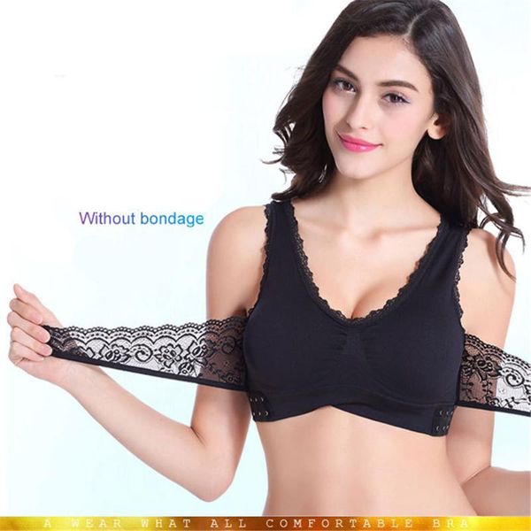 new uunderwear female lace -proof front buckle gather adjustment sleep bra without steel ring thin underwear women, Red;black
new uunderwear female lace -proof front buckle gather adjustment sleep bra without steel ring thin underwear women, Red;black