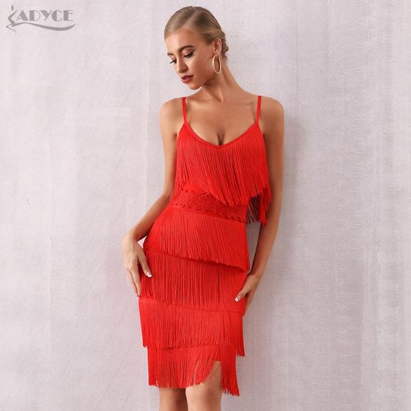 casual dresses adyce 2021 summer women bandage dress v neck tassels fringe red club vestidos elegant midi celebrity party, Black;gray
casual dresses adyce 2021 summer women bandage dress v neck tassels fringe red club vestidos elegant midi celebrity party, Black;gray