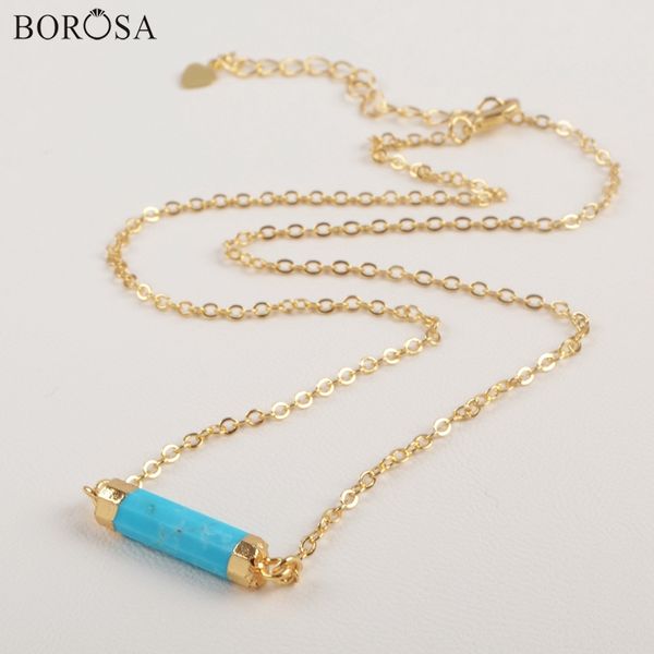 borosa dropship natural turquoises point faceted connector pendant necklace blue stone jewelry gifts, Silver
borosa dropship natural turquoises point faceted connector pendant necklace blue stone jewelry gifts, Silver