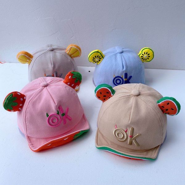 children's fruit strawberry hat autumn new strawberry watermelon fruit tide baby's cap ok boys' and girls' style hat, Blue;gray
children's fruit strawberry hat autumn new strawberry watermelon fruit tide baby's cap ok boys' and girls' style hat, Blue;gray