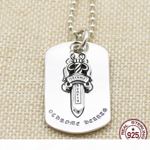 100% 925 sterling silver pendant personality fashion classic punk jewelry generous simple wild holy sword tag style to send love
100% 925 sterling silver pendant personality fashion classic punk jewelry generous simple wild holy sword tag style to send love