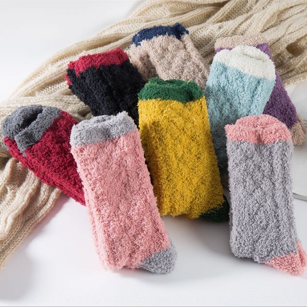 winter coral fleece home floor women's half fleece middle tube thickened warm warm and socks socks sleep towel, Pink;yellow
winter coral fleece home floor women's half fleece middle tube thickened warm warm and socks socks sleep towel, Pink;yellow